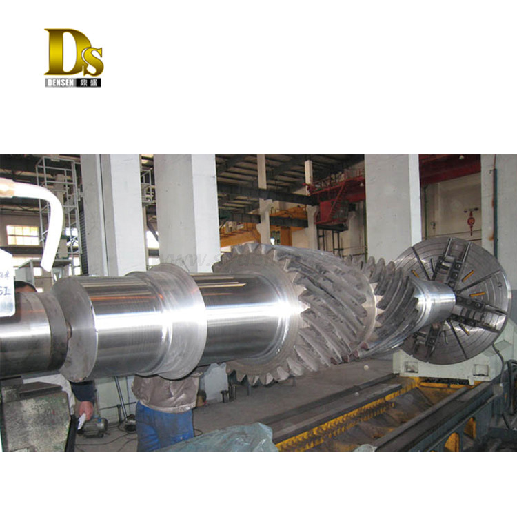 Customized Precision Steel Forging Gear Driving Spline Shaft