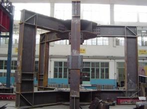  Construction of the cast steel node common casting process
