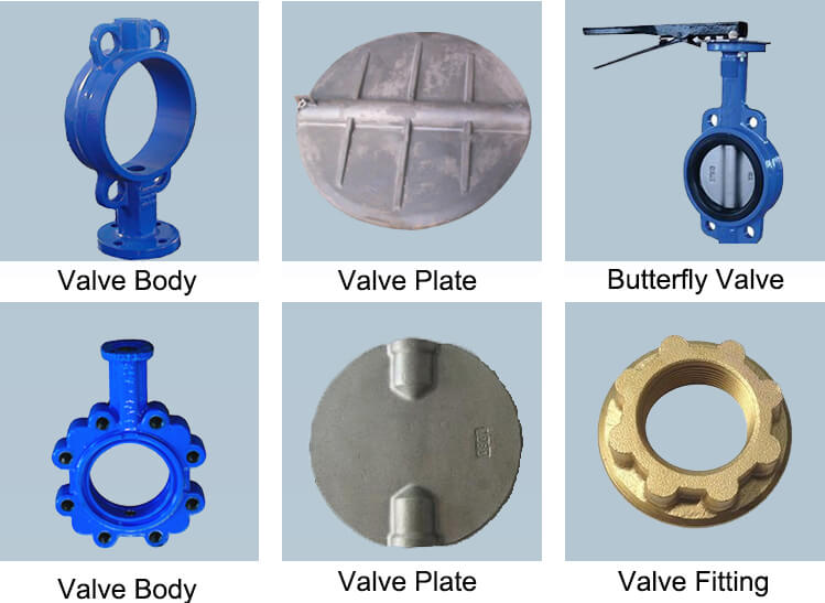 Ductile Iron Double Eccentric Butterfly Valve parts - Buy Butterfly