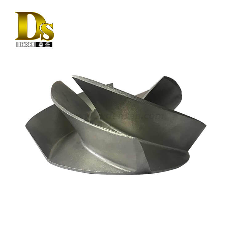 Customized stainless steel investment casting and machining open impeller,mini pump impeller or vacuum cleaner impeller