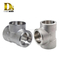 Densen customized Stainless Steel Threaded Equal Tee Forged