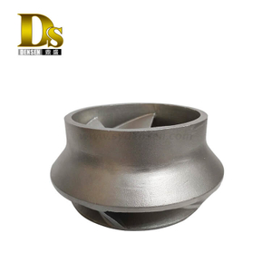 Densen Customized stainless steel 316 Silica sol investment casting closed impeller for pump, sand pump impeller
