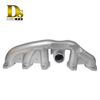 Densen Customized ductile iron Clay sand casting (coated sand core) and machining exhaust manifold,tractor exhaust manifold