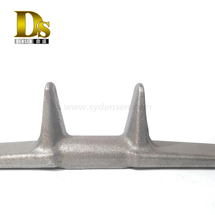 Densen Customized closed die forging Forged steel Core iron for crawler crane track pad