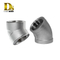 Densen customized carbon steel Investment Casting elbow,cast iron 90 degree elbow