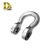 Densen Customized Carbon Steels Forgings Shackles for Civil Engineering Fabricated Foundation Boxes or Tubes