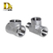 Densen customized Stainless Steel Threaded Equal Tee Forged