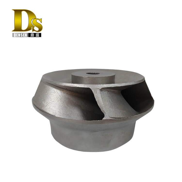 Densen Customized stainless steel 316 Silica sol investment casting closed impeller for pump, sand pump impeller
