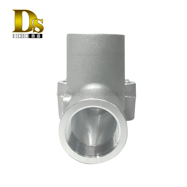 Densen Customized OEM precision cast aluminum A356 gravity casting valve body for high-speed rail parts machining