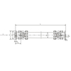 Densen customized SWC-WF Type High speed Universal Joint Shaft Couplings Universal Crowfoot Couplings