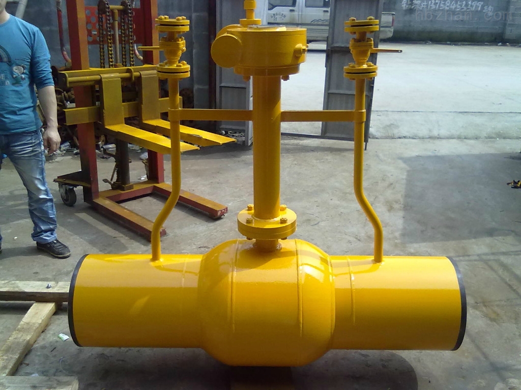 The characteristics of exhaust directly buried all welded ball valve