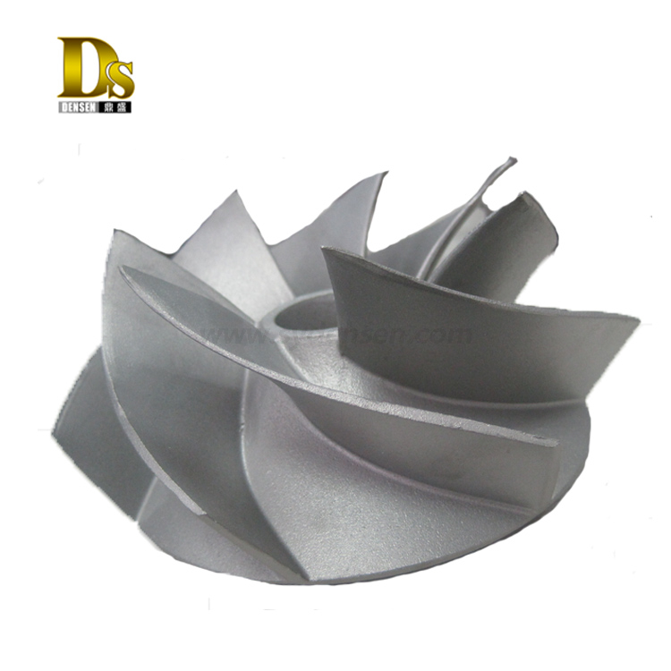 Custom Stainless Steel Precision Investment Casting Submersible Pump Open Enclosed Impeller 