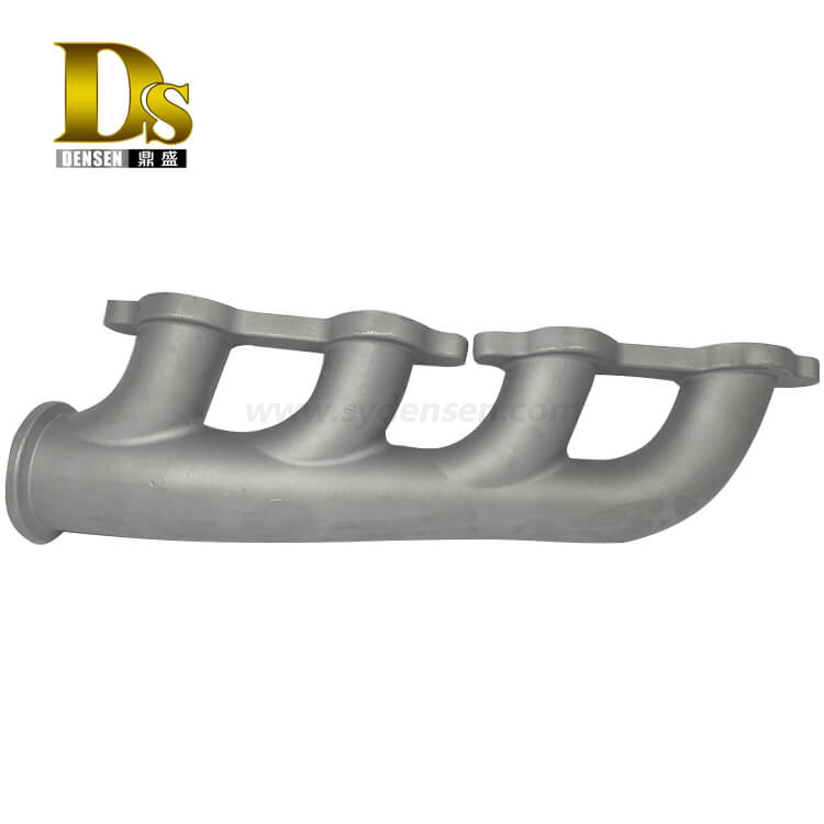 Densen customized stainless steel 304 316 Silicon sol investment Casting Sports car exhaust pipe casting components 