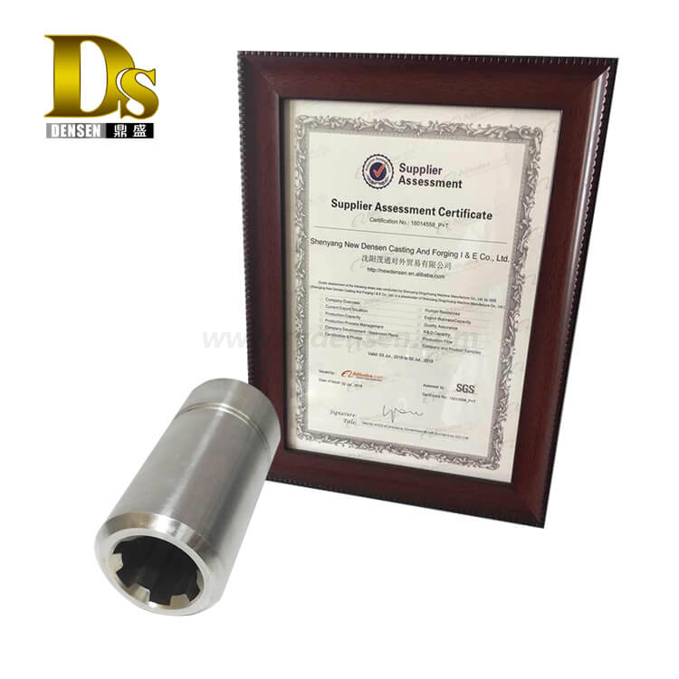Densen Customized High-precision stainless steel 316 machining Sleeve coupling Spline coupling Spline shaft coupling