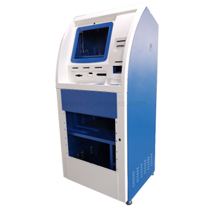 Densen customized stainless steel metal shell cinema automatic ticket vending machine, stainless steel processing service