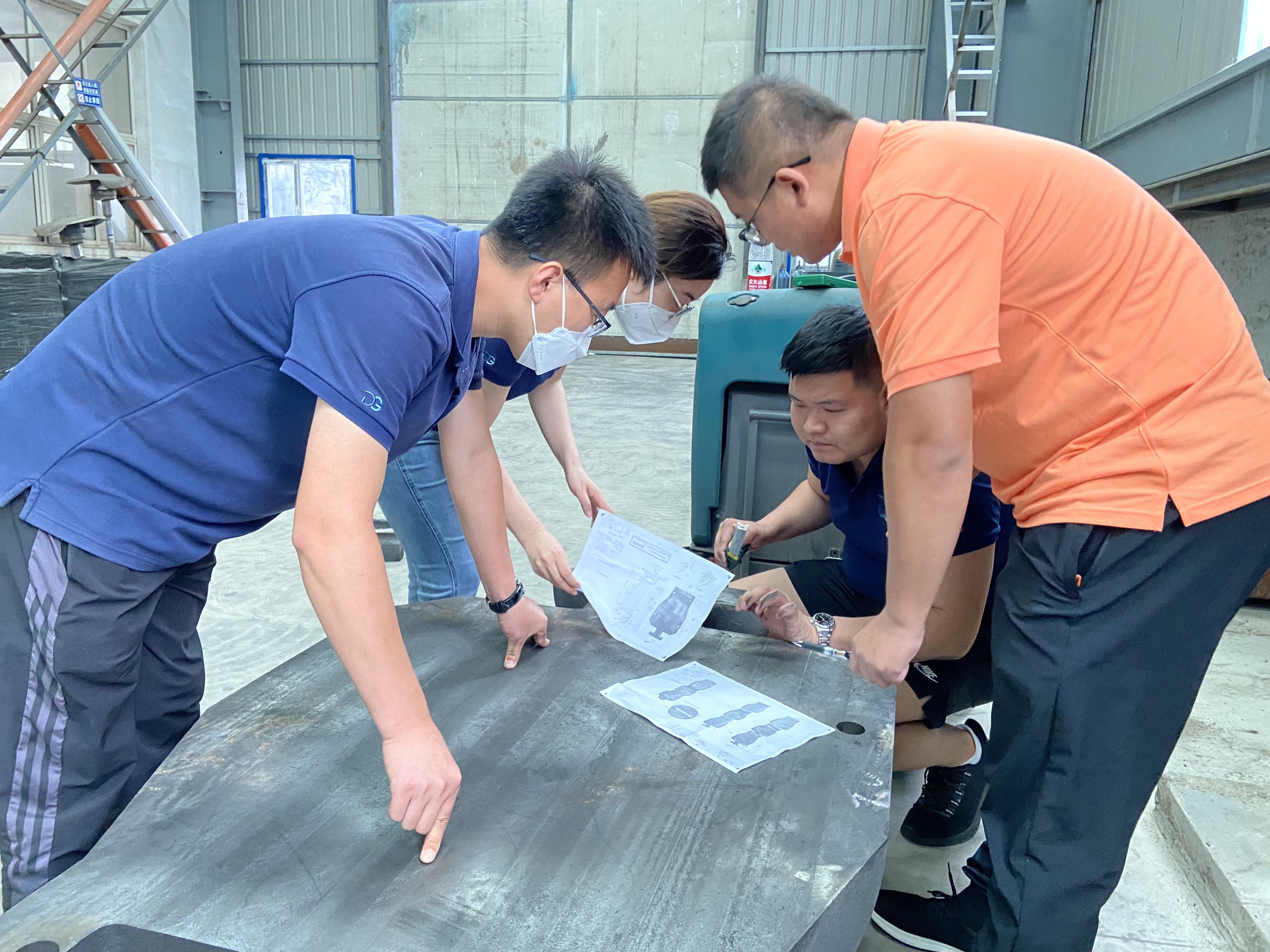 Densen Group checks the quality of the products in the factory daily
