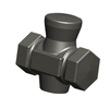 Densen customized Stainless steel forging high pressure steam butterfly valve for flow industry