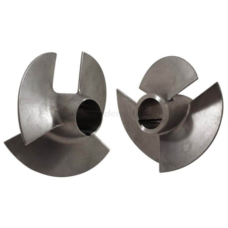  Demsen customized stainless steel 304 Silica sol investment casting agitator impeller, impeller type agitator for mixing device 