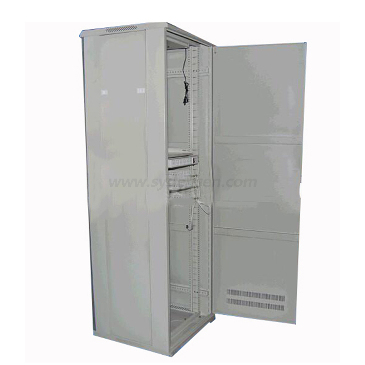 Densen Customized 19 Inch Standard Waterproof Custom Stainless Steel Sheet Metal Outdoor Network Electrical Cabinet Enclosure