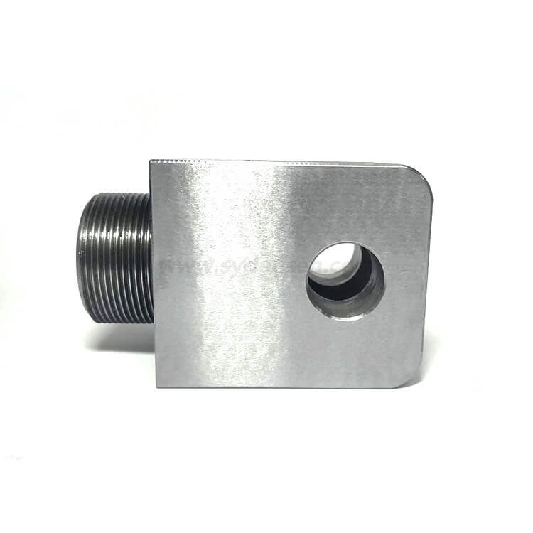 Densen Customized level of steel Q235 clevis base connection fork seat Bar processing machining components