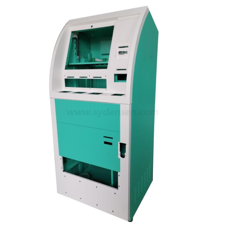 Densen customized Atm card skimmer inch automatic ordering self service touch screen payment kiosk with thermal printer