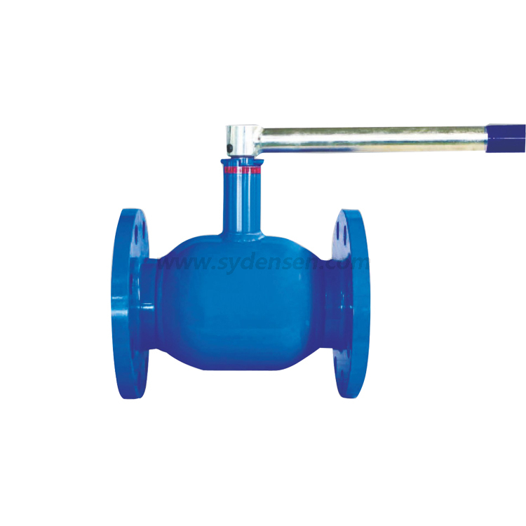 Hot sale gas heat & water supplying pipeline use flange hot water fully welded ball valve
