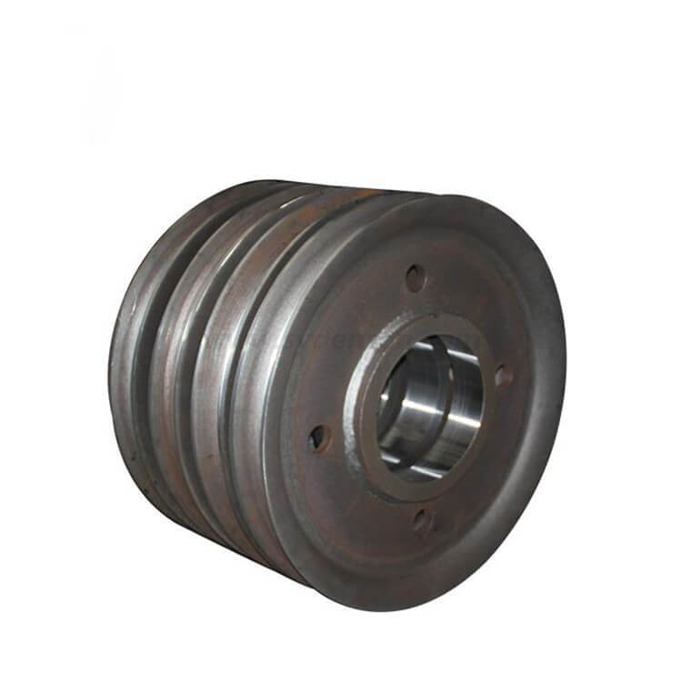 Densen customized Large ring forged sheave pulley Crane Wheel Assembly 
