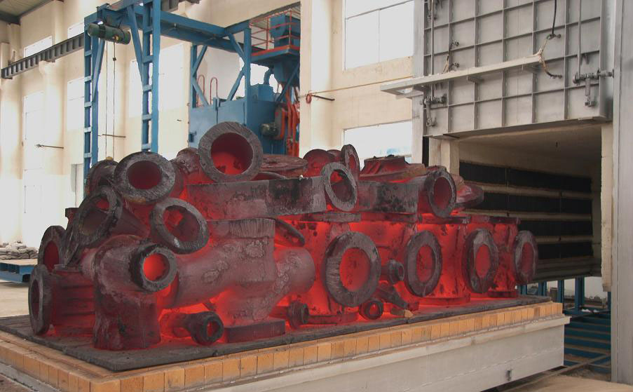Three heat treatment process of gray cast iron casting