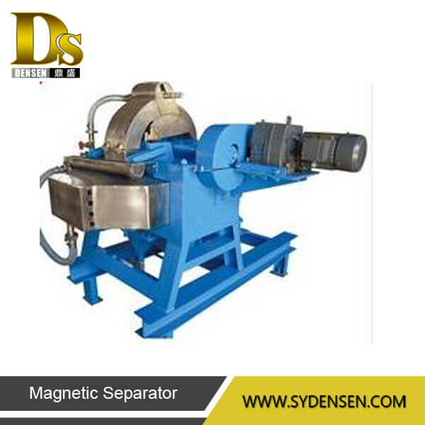 Vertical ring wet strong magnetic field structure and characteristics of magnetic separator
